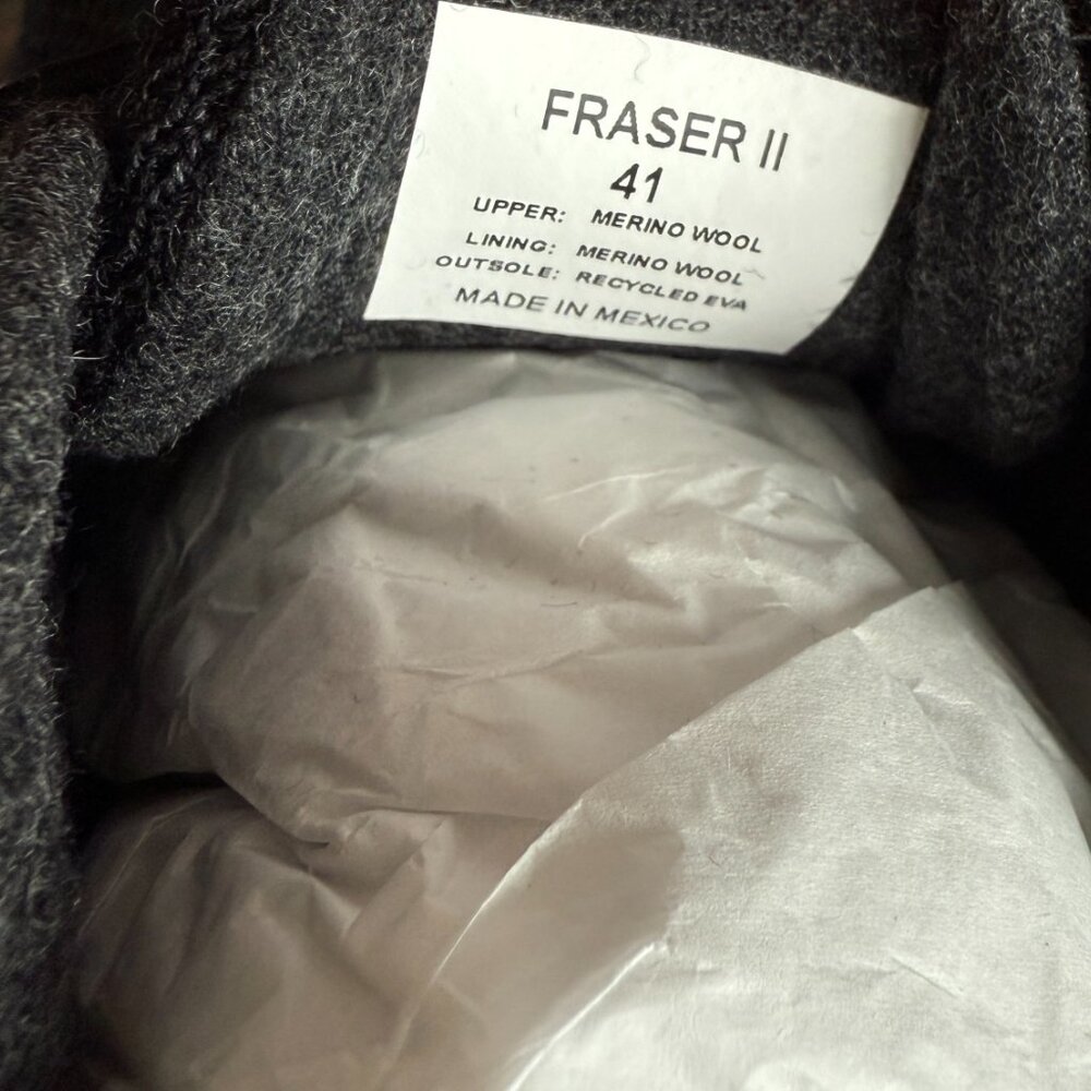 Woolloomooloo Fraser II Merino  Wool Sneaker 41 euro 10.5- 11 US NIB NWT - Picture 6 of 8